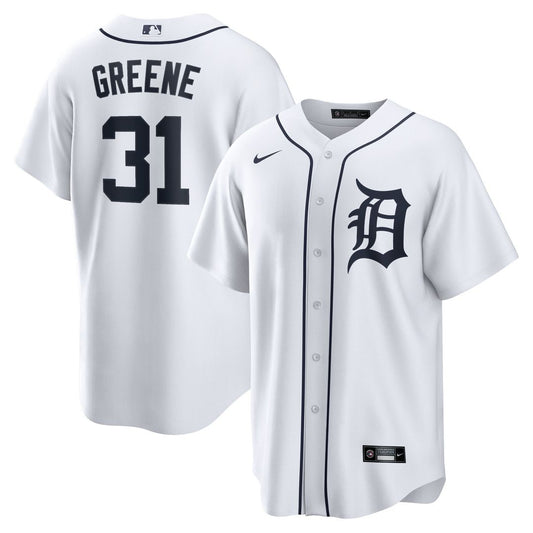 Detroit Tigers Riley Greene Nike Replica Player Jersey - White Team Jersey Sports Fan Apparel