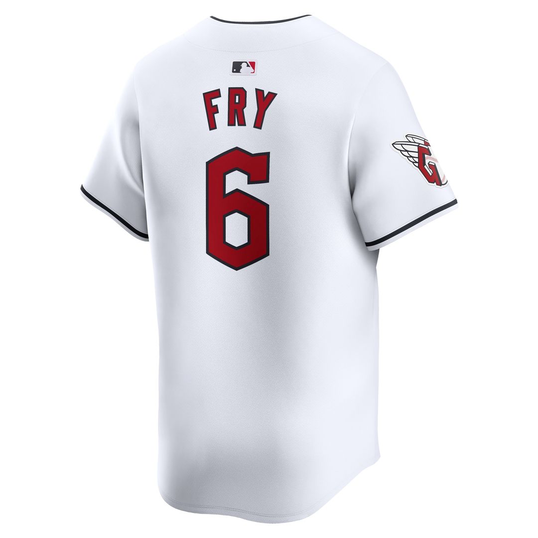 Cleveland Guardians David Fry Nike Home Limited Player Jersey - White Team Jersey Sports Fan Apparel