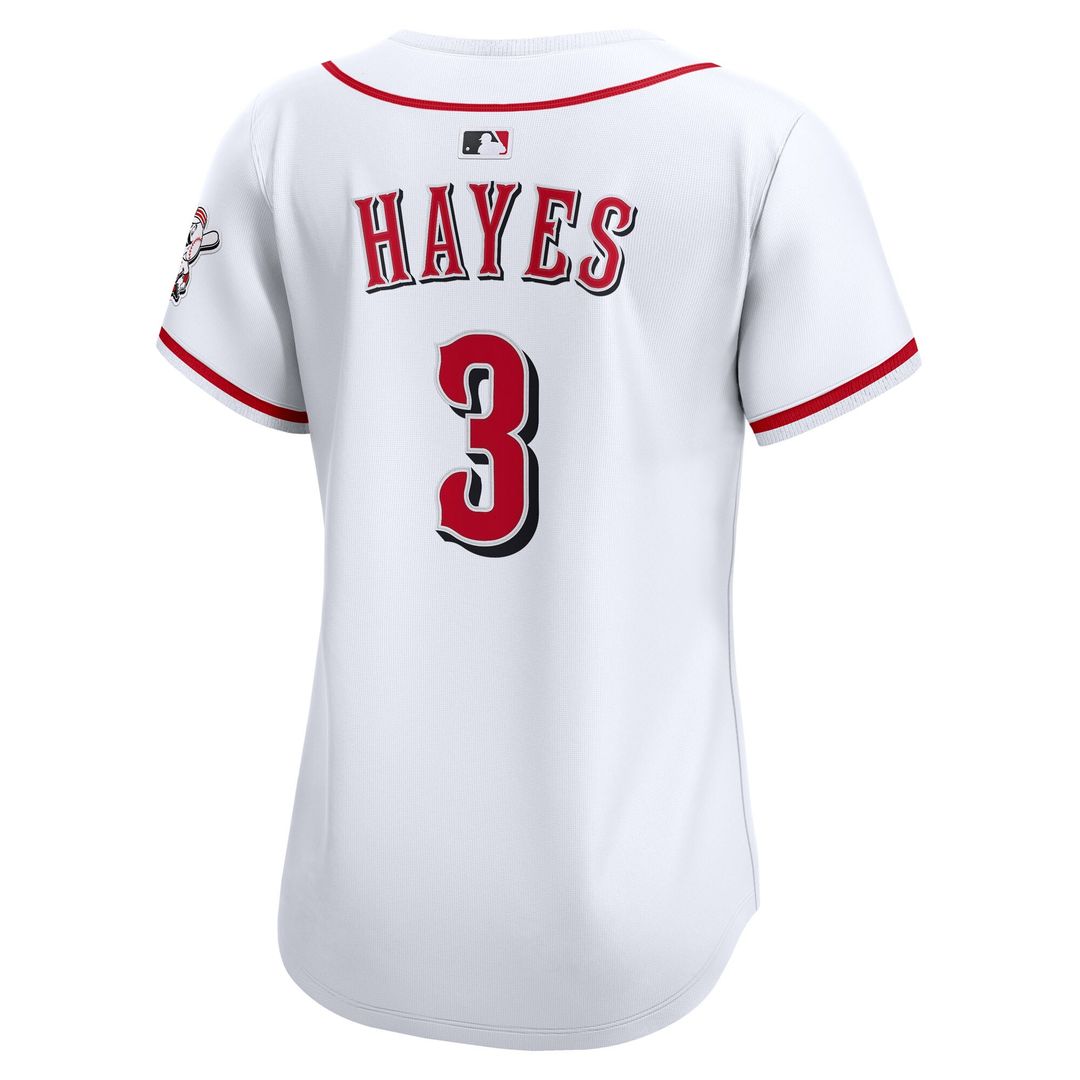 Cincinnati Reds Ke'Bryan Hayes Nike Women's Home Limited Player Jersey - White Team Jersey Sports Fan Apparel