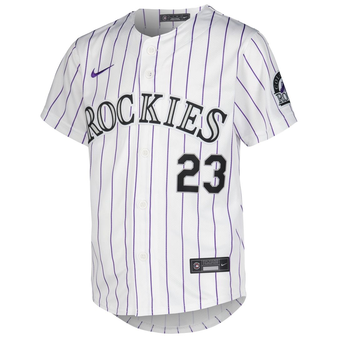 Colorado Rockies Kris Bryant Nike Youth Alternate Limited Player Jersey - Purple Team Jersey Sports Fan Apparel