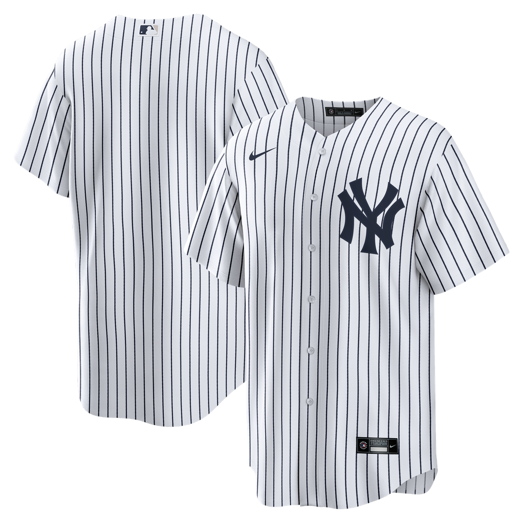New York Yankees Nike Home Big & Tall Replica Jersey - White Team Jersey Sports Fan Apparel