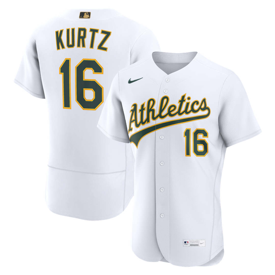 Athletics Nick Kurtz Nike MLB Awards Authentic Jersey - White Team Jersey Sports Fan Apparel