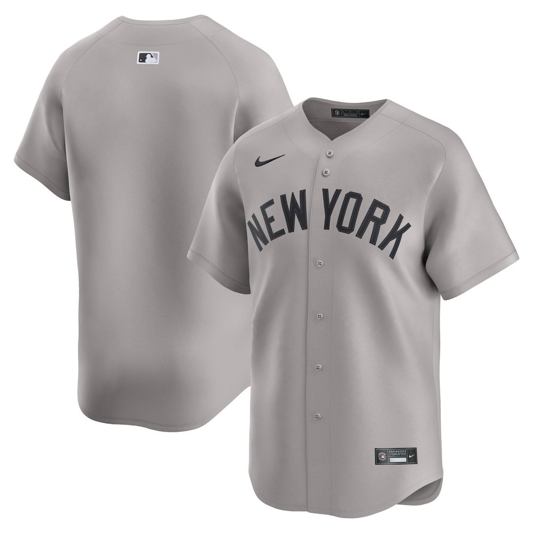 New York Yankees Nike Away Limited Jersey - Gray Team Jersey Sports Fan Apparel