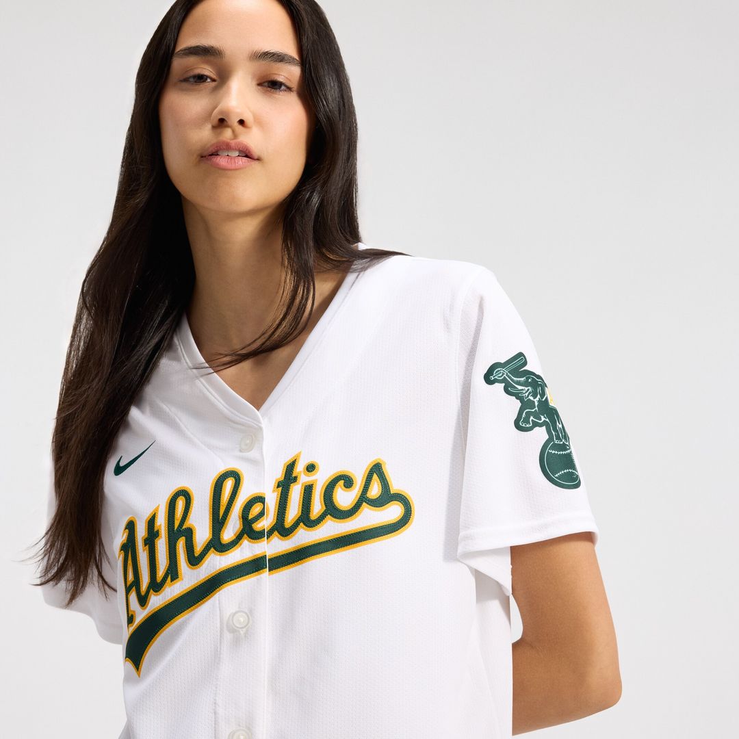 Athletics Nike Women's Home Limited Jersey - White Team Jersey Sports Fan Apparel