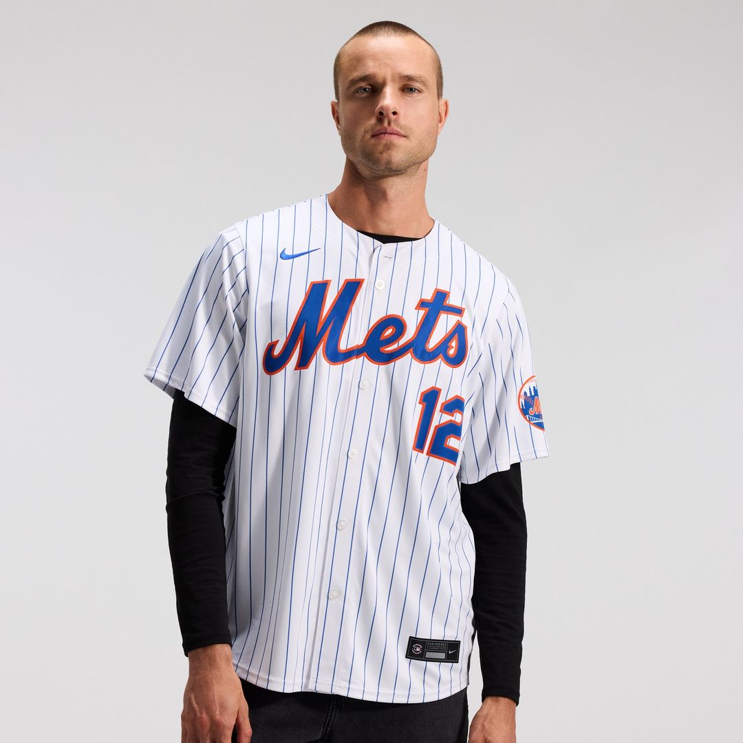 New York Mets Francisco Lindor Nike Home Limited Jersey - White Team Jersey Sports Fan Apparel