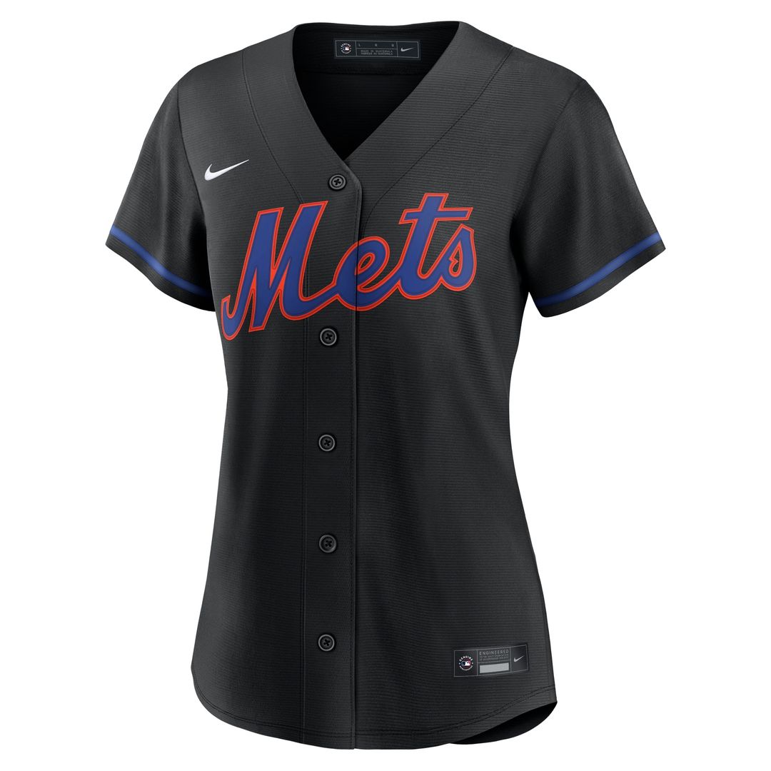 New York Mets Juan Soto Nike Women's Alternate Replica Jersey - Black Team Jersey Sports Fan Apparel