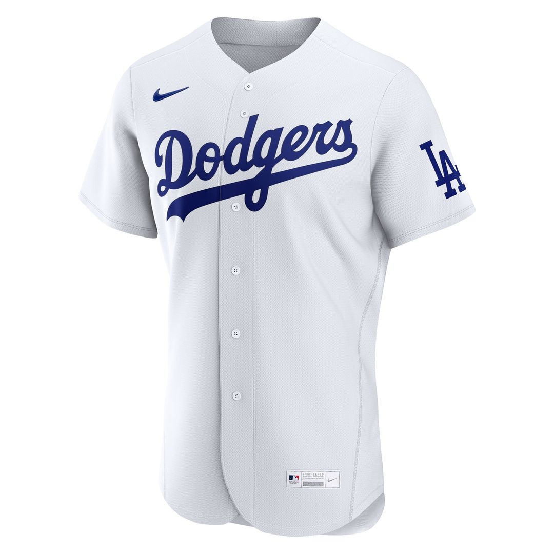 Los Angeles Dodgers Nike Home Authentic Jersey - White Team Jersey Sports Fan Apparel