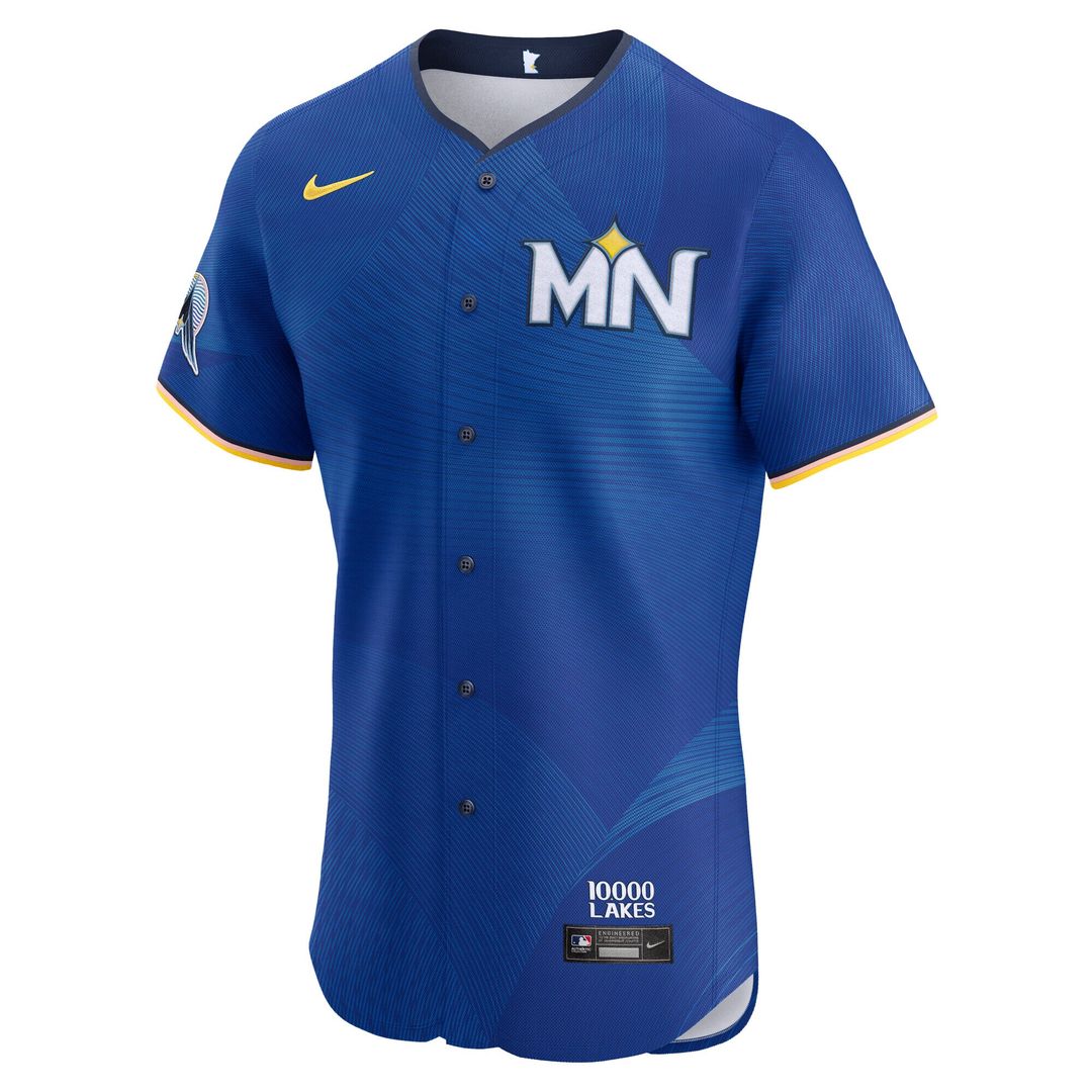Minnesota Twins Nike City Connect Elite Jersey - Royal Team Jersey Sports Fan Apparel