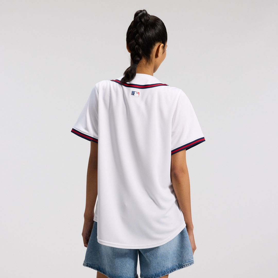 Atlanta Braves Nike Women's Home Limited Jersey - White Team Jersey Sports Fan Apparel