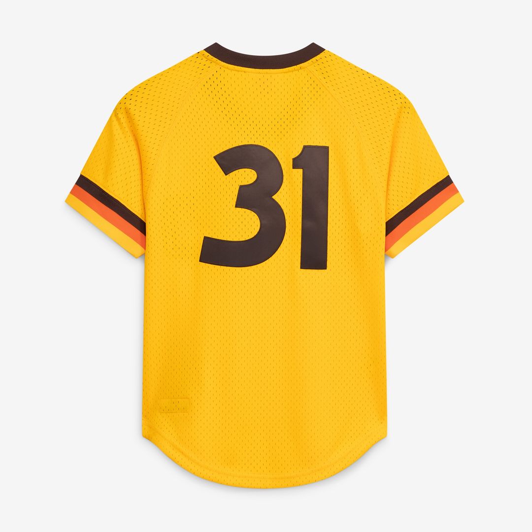 San Diego Padres Dave Winfield Mitchell & Ness Authentic Batting Practice Jersey - Gold Team Jersey Sports Fan Apparel