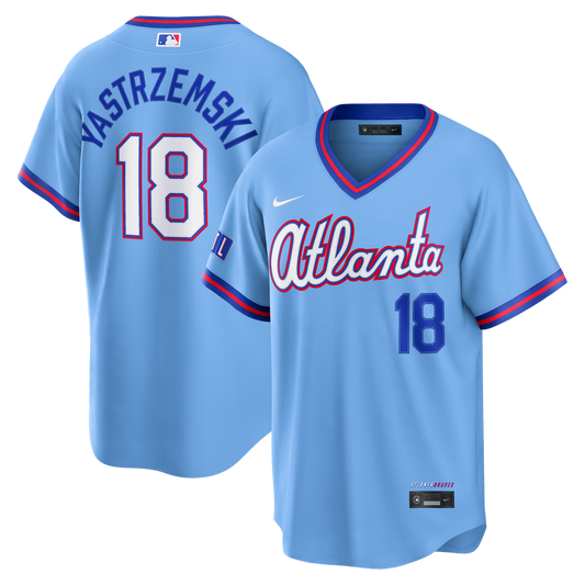 Atlanta Braves Mike Yastrzemski Nike 2026 City Connect Stadium Jersey - Powder Blue Team Jersey Sports Fan Apparel