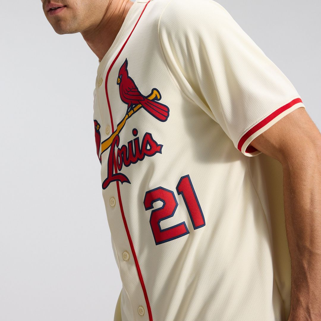 St. Louis Cardinals Lars Nootbaar Nike Alternate 2 Limited Jersey - Cream Team Jersey Sports Fan Apparel
