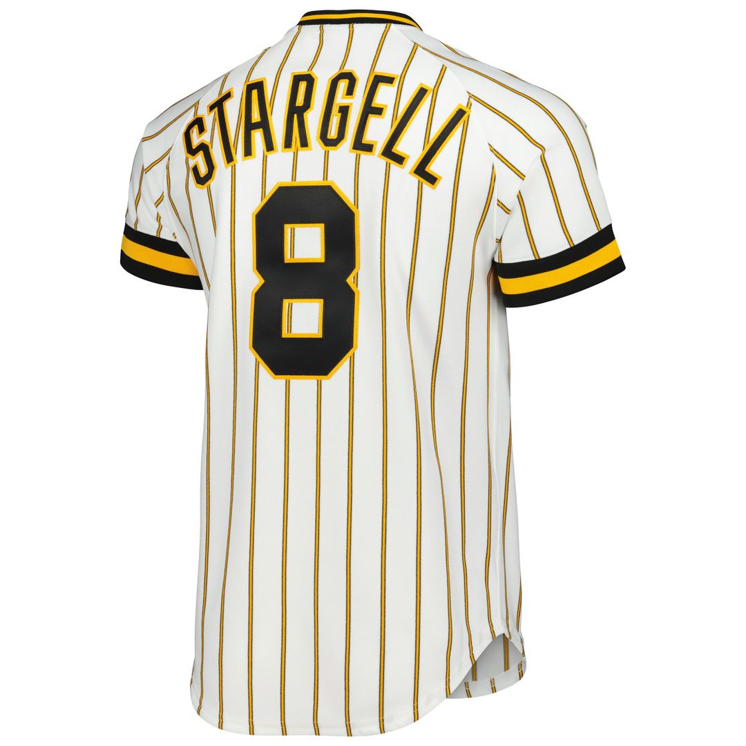 Pittsburgh Pirates Willie Stargell Mitchell & Ness Cooperstown 1979 Authentic Jersey - White Team Jersey Sports Fan Apparel