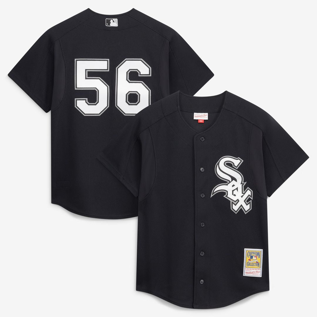 Chicago White Sox Mark Buehrle Mitchell & Ness Authentic Batting Practice Jersey - Black Team Jersey Sports Fan Apparel