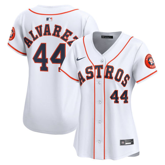 Houston Astros Yordan Alvarez Nike Women's Home Limited Player Jersey - White Team Jersey Sports Fan Apparel