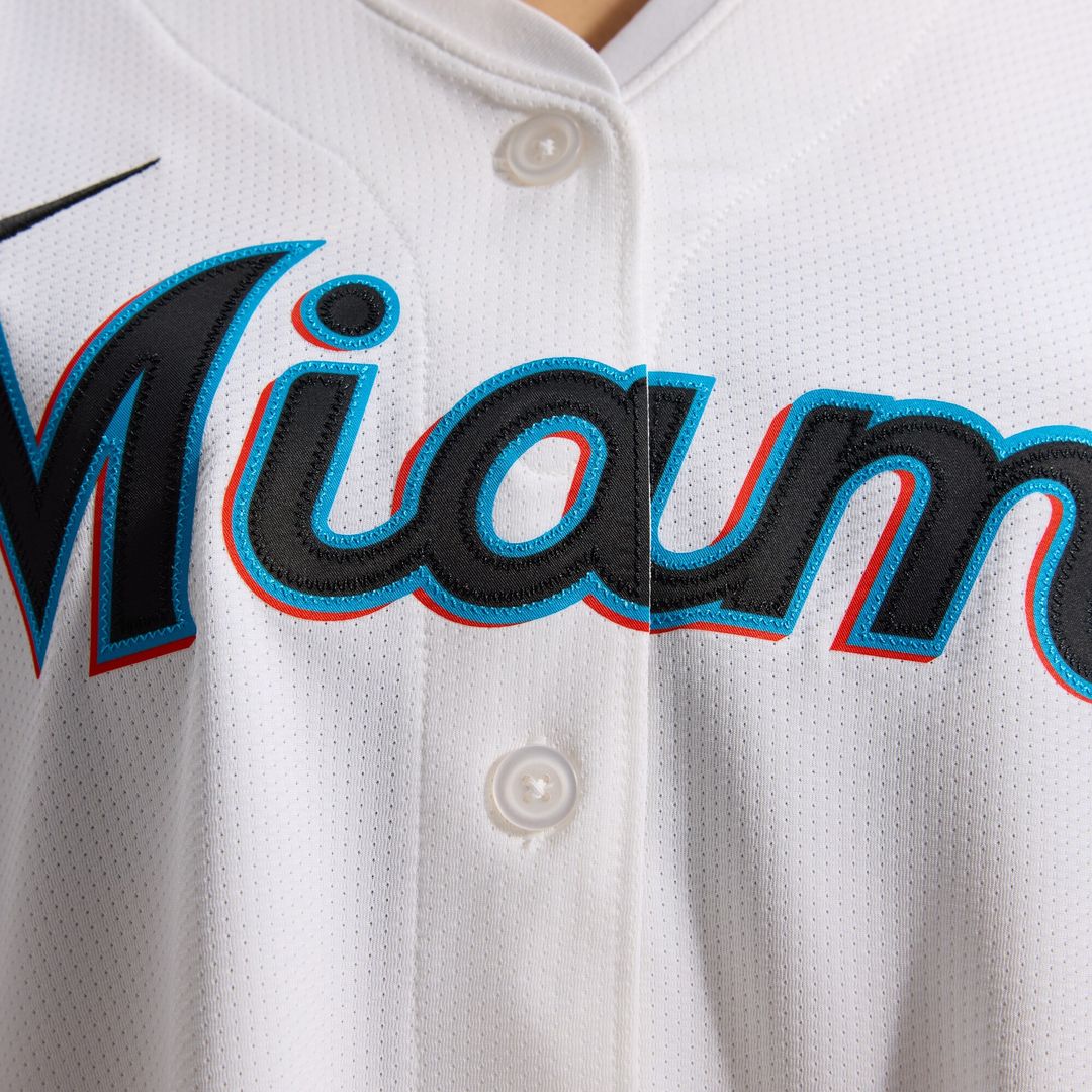 Miami Marlins Sandy Alcantara Nike Women's Home Limited Player Jersey - White Team Jersey Sports Fan Apparel