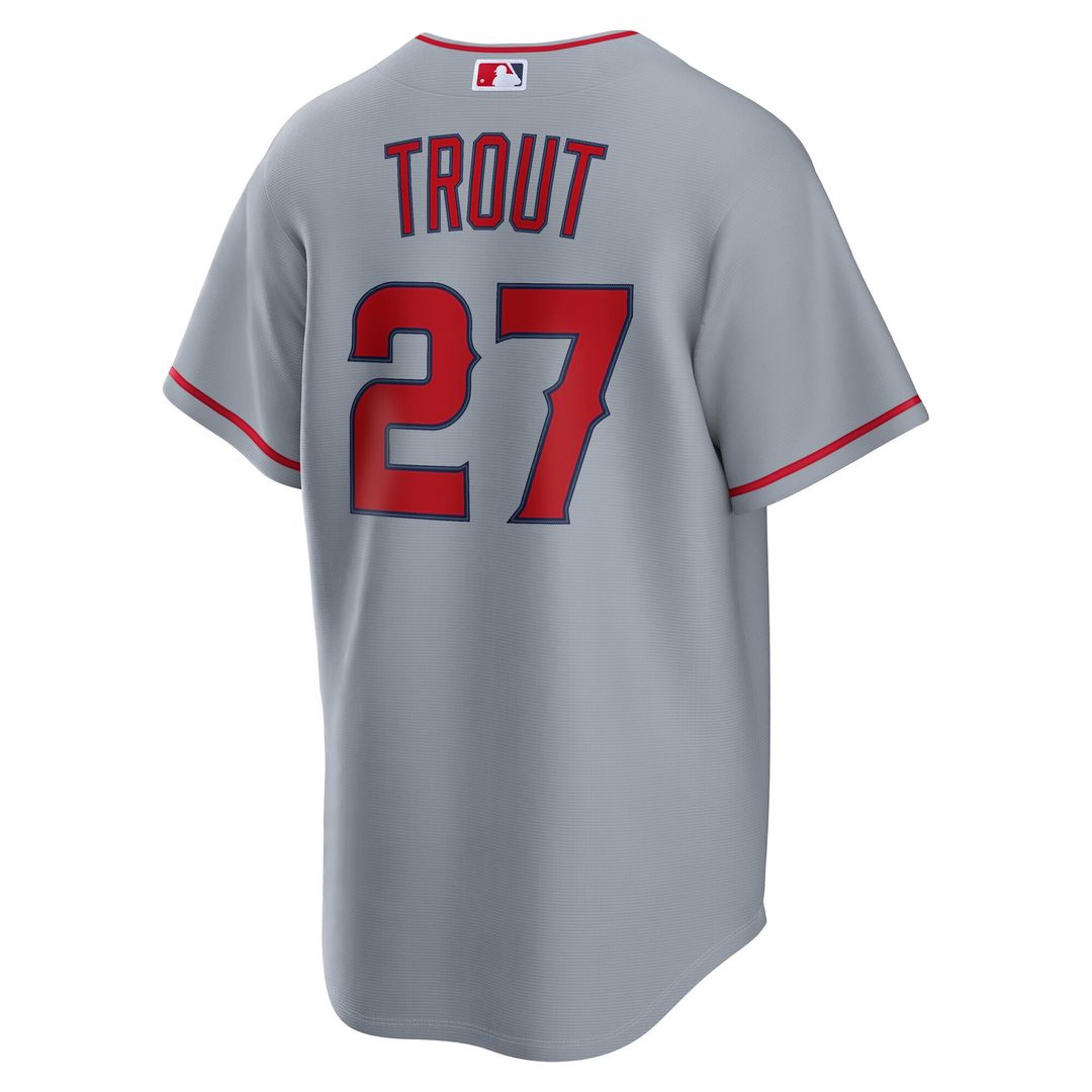 Los Angeles Angels Mike Trout Nike Alternate Replica Jersey - White Team Jersey Sports Fan Apparel