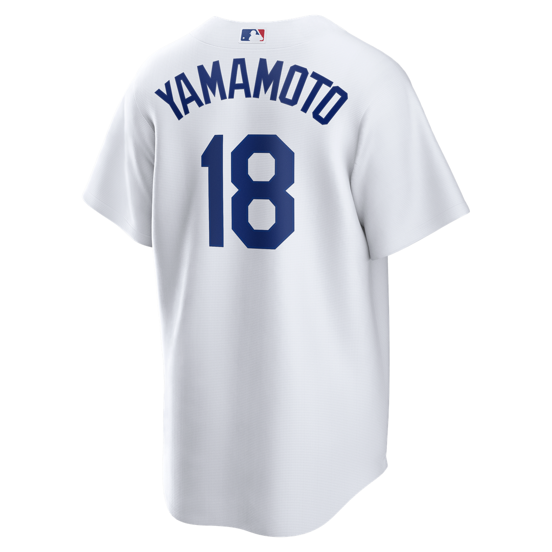 Los Angeles Dodgers Yoshinobu Yamamoto Nike Home Replica Jersey - White Team Jersey Sports Fan Apparel