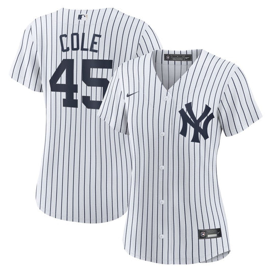 New York Yankees Gerrit Cole Nike Women's Home Replica Player Jersey - White Team Jersey Sports Fan Apparel