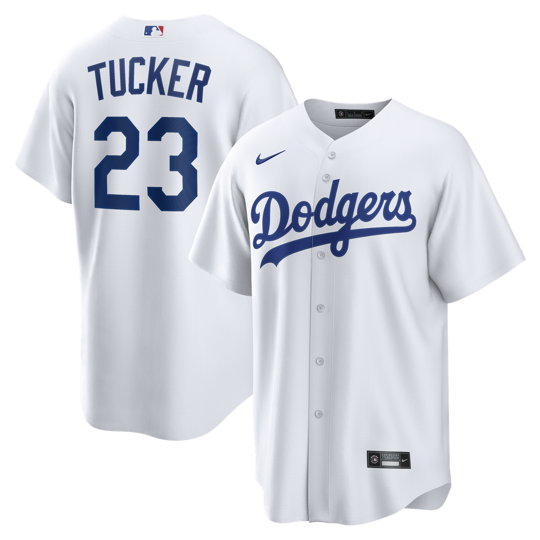 Los Angeles Dodgers Kyle Tucker Nike Home Replica Jersey - White Team Jersey Sports Fan Apparel
