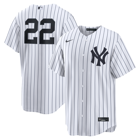 New York Yankees Ben Rice Nike Home Replica Jersey - White Team Jersey Sports Fan Apparel