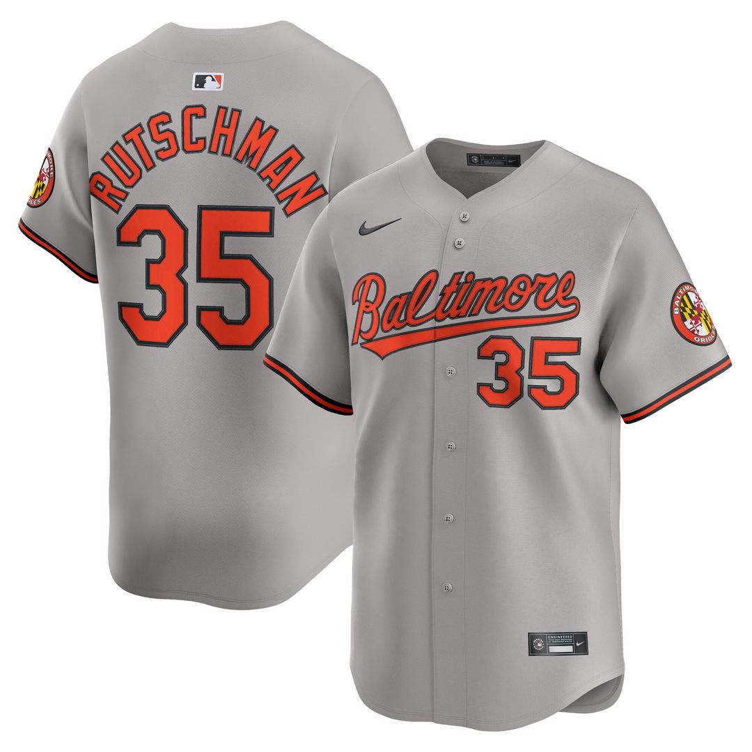 Baltimore Orioles Adley Rutschman Nike Road Limited Player Jersey - Gray Team Jersey Sports Fan Apparel