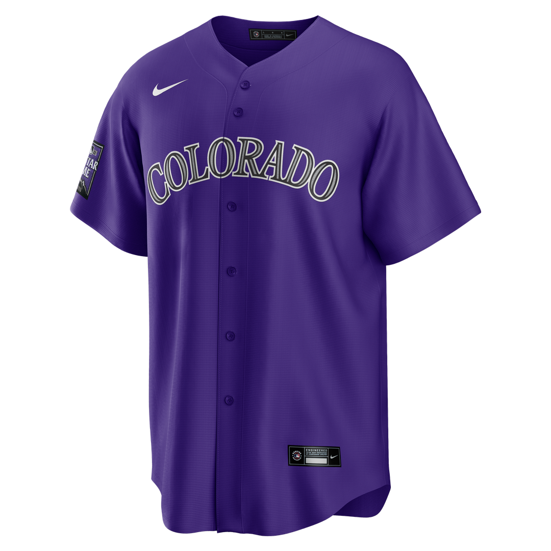 Colorado Rockies Nike Alternate Replica Team Jersey - Purple Team Jersey Sports Fan Apparel