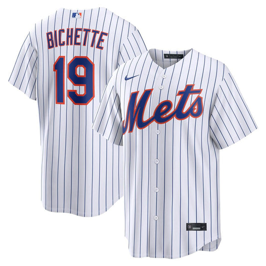 New York Mets Bo Bichette Nike Home Replica Jersey - White Team Jersey Sports Fan Apparel