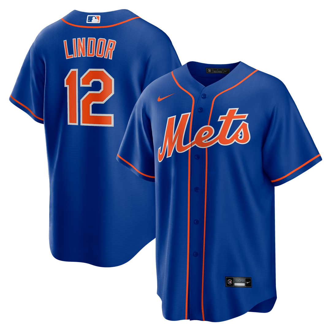 New York Mets Francisco Lindor Nike Alternate Replica Player Jersey - Royal Team Jersey Sports Fan Apparel