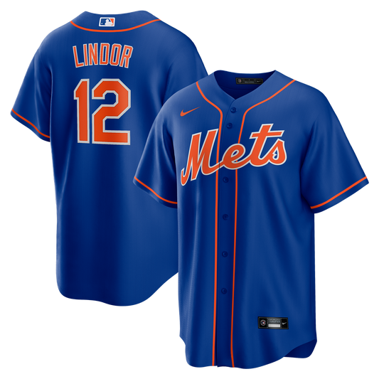 New York Mets Francisco Lindor Nike Alternate Replica Player Jersey - Royal Team Jersey Sports Fan Apparel