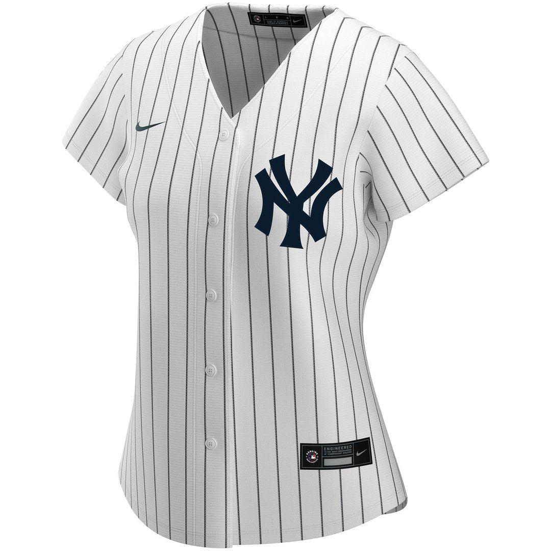 New York Yankees Nike Women's Home Replica Custom Jersey - White Team Jersey Sports Fan Apparel