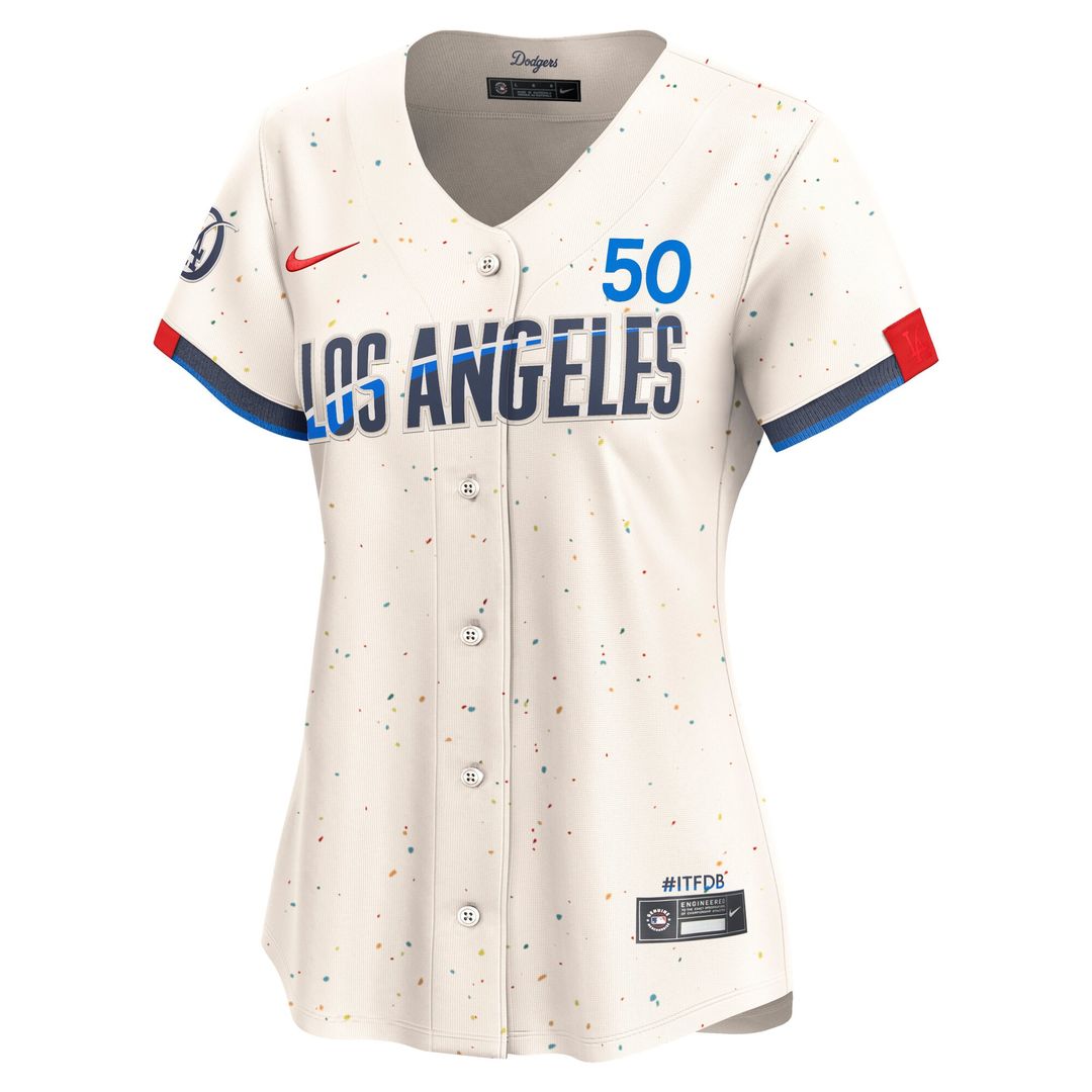 Los Angeles Dodgers Mookie Betts Nike Women's City Connect Limited Jersey - Cream Team Jersey Sports Fan Apparel