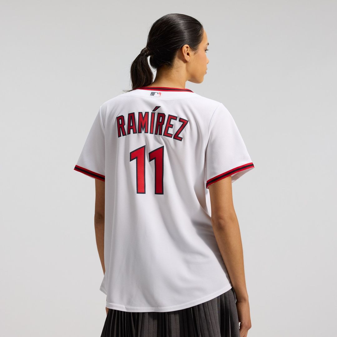 Cleveland Guardians José Ramírez Nike Women's Home Replica Jersey - White Team Jersey Sports Fan Apparel