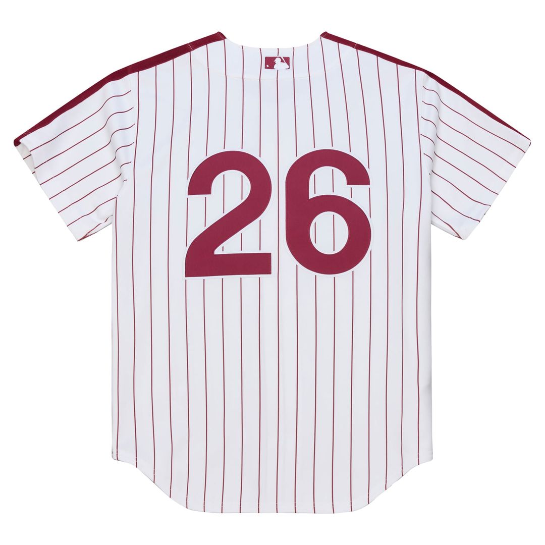 Philadelphia Phillies Chase Utley Mitchell & Ness 2003 Cooperstown Authentic Jersey - White Team Jersey Sports Fan Apparel