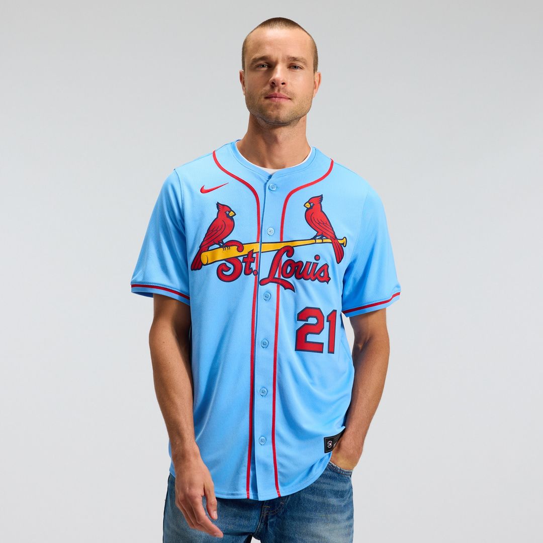 St. Louis Cardinals Lars Nootbaar Nike Alternate Limited Jersey - Light Blue Team Jersey Sports Fan Apparel
