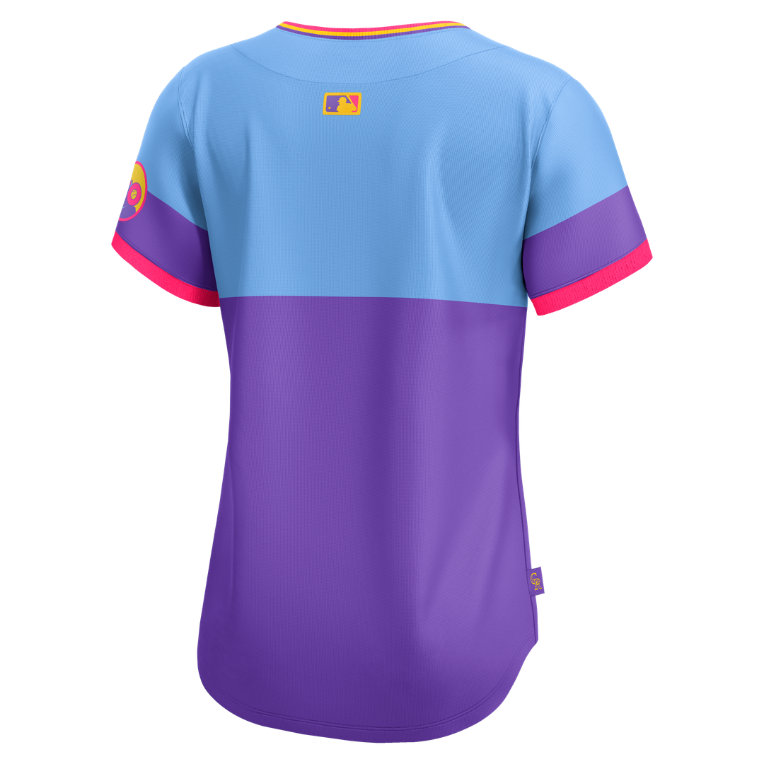 Colorado Rockies Nike Women's 2025 City Connect Limited Jersey - Purple/Light Blue Team Jersey Sports Fan Apparel