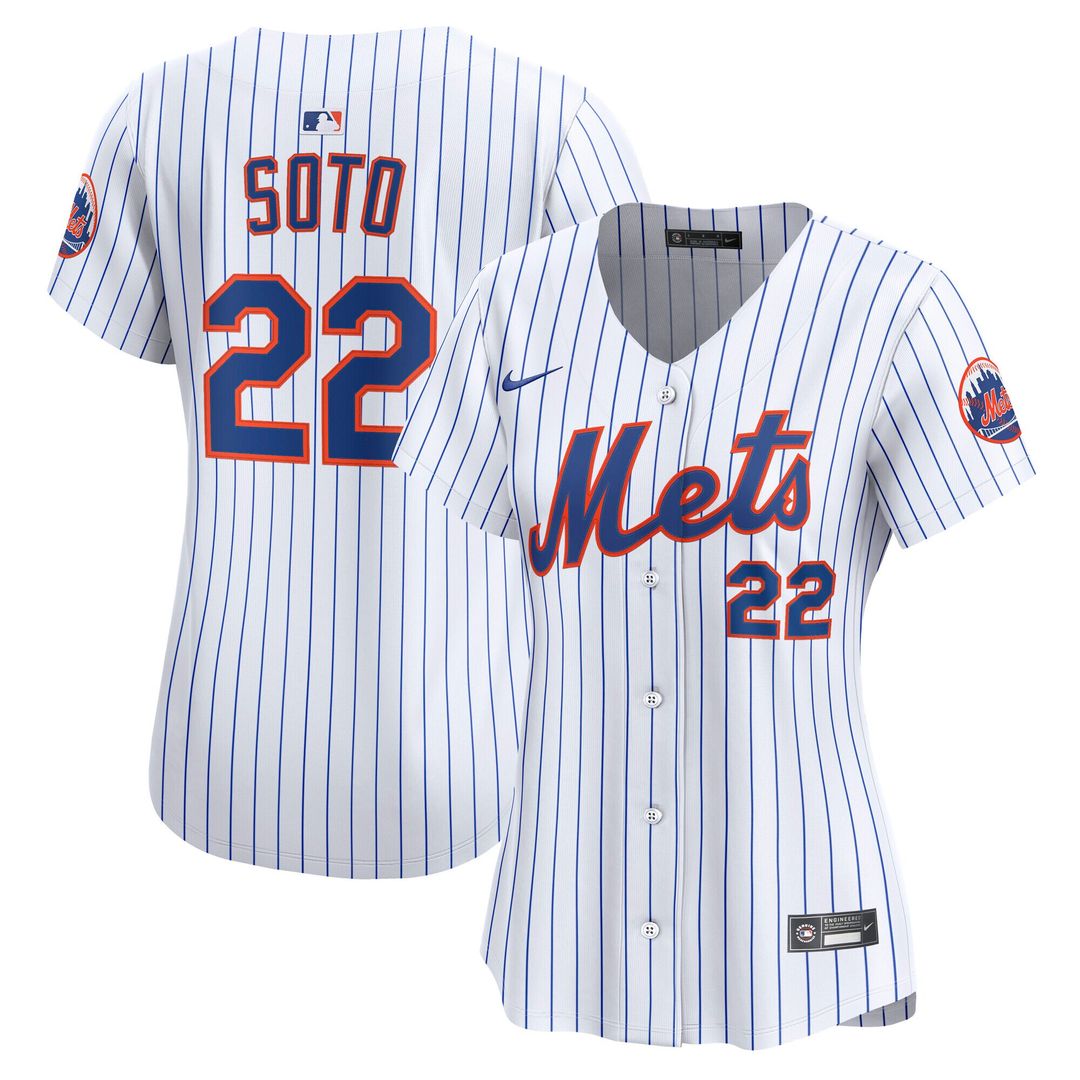 New York Mets Juan Soto Nike Women's Home Limited Jersey - White Team Jersey Sports Fan Apparel