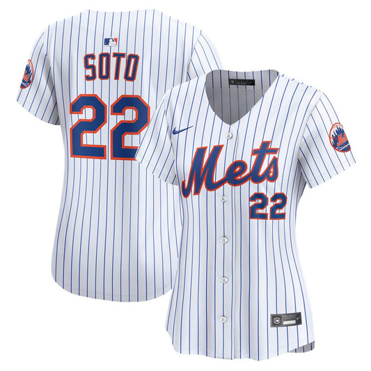 New York Mets Juan Soto Nike Women's Home Limited Jersey - White Team Jersey Sports Fan Apparel
