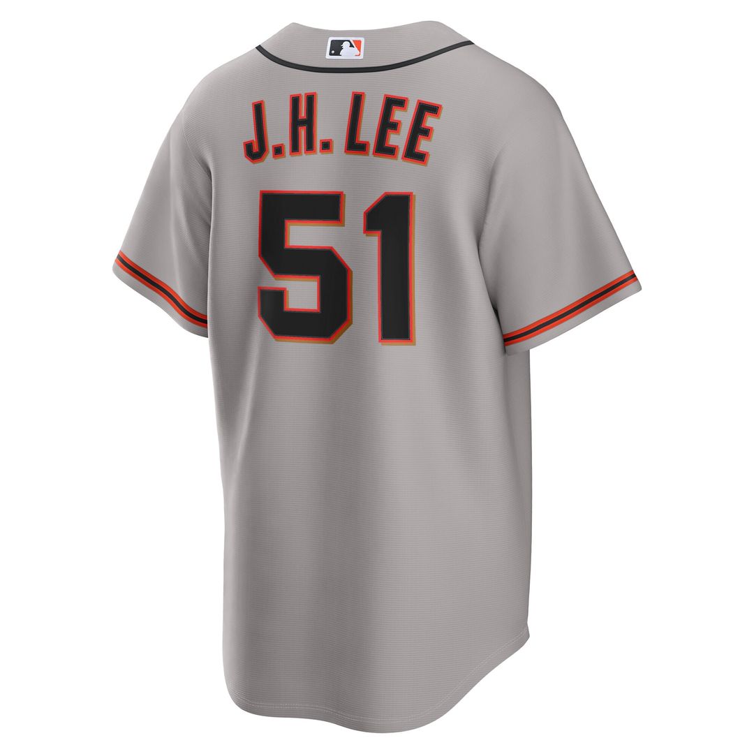 San Francisco Giants Jung Hoo Lee Nike Road Replica Jersey - Gray Team Jersey Sports Fan Apparel
