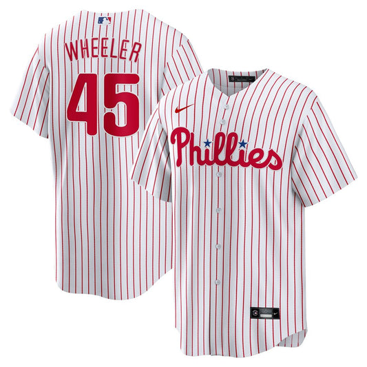 Philadelphia Phillies Zack Wheeler Nike Home Replica Jersey - White Team Jersey Sports Fan Apparel