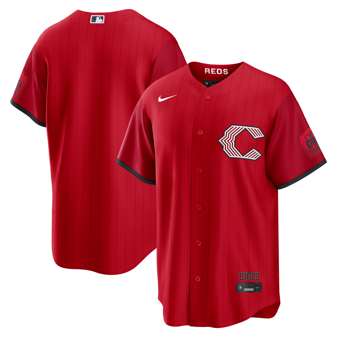 Cincinnati Reds Nike 2026 City Connect Stadium Jersey - Red Team Jersey Sports Fan Apparel