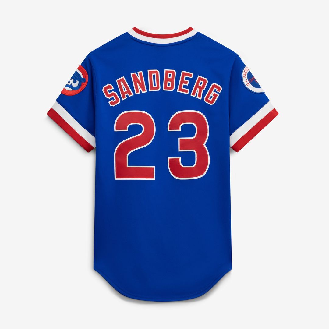 Chicago Cubs Ryne Sandberg 1984 Mitchell & Ness Throwback Authentic Jersey - Royal Team Jersey Sports Fan Apparel