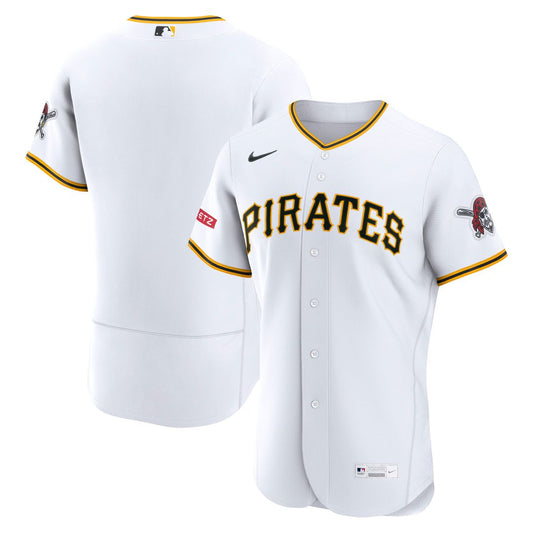 Pittsburgh Pirates Nike Home Authentic Jersey - White Team Jersey Sports Fan Apparel