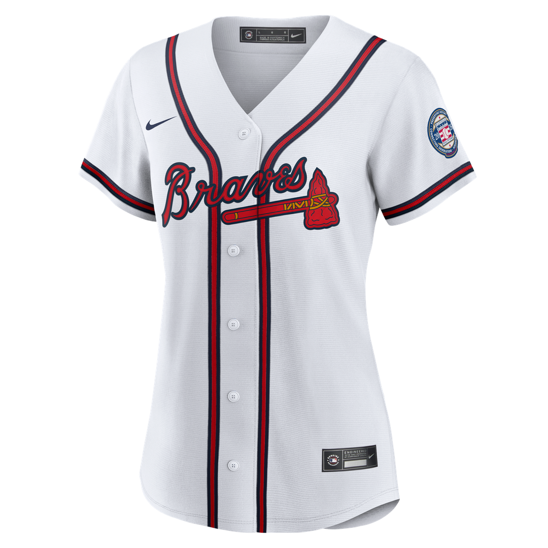 Atlanta Braves Andruw Jones Nike Women's 2026 Baseball Hall of Fame Retired Player Replica Jersey - White Team Jersey Sports Fan Apparel