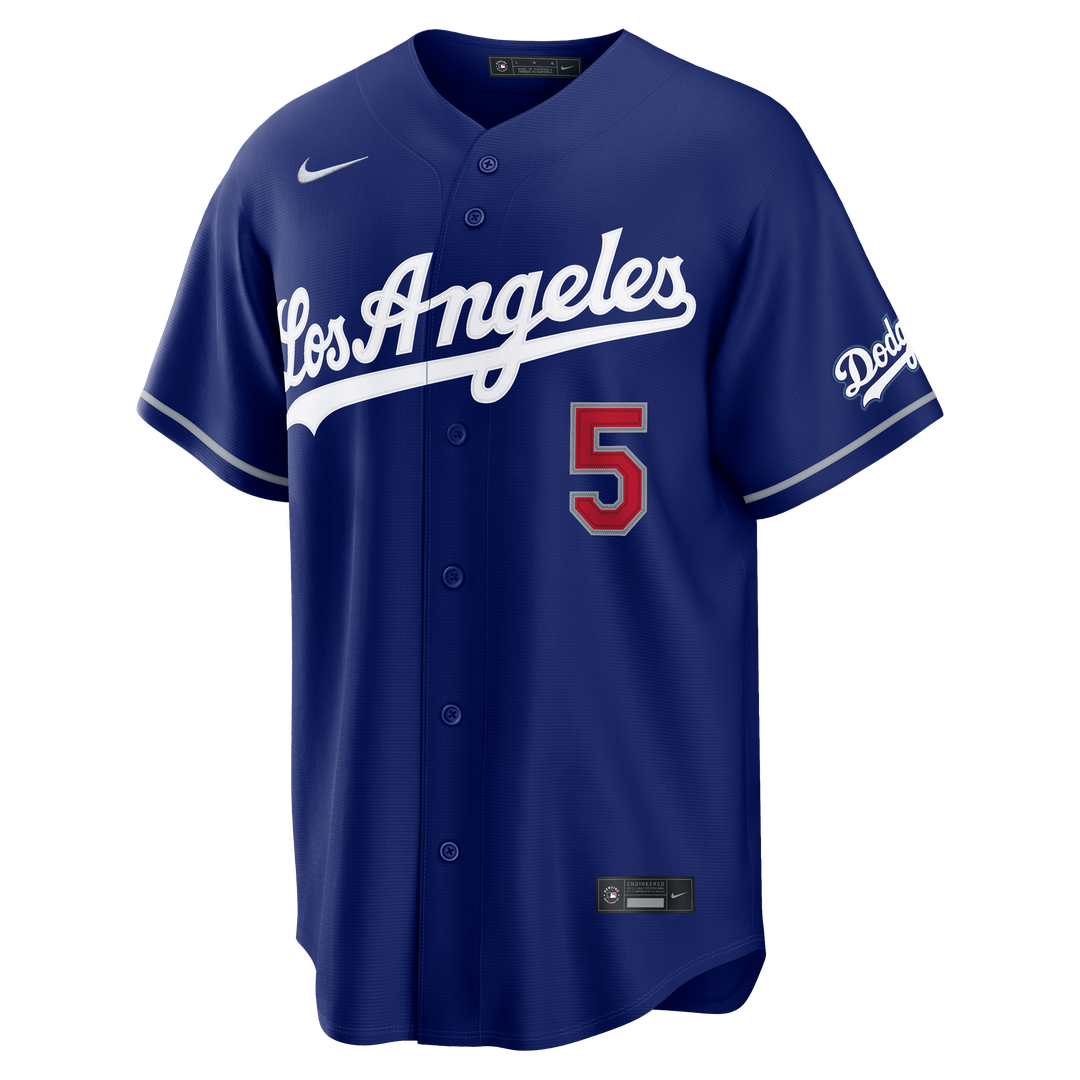 Los Angeles Dodgers Freddie Freeman Nike Alternate Stadium Jersey - Royal Team Jersey Sports Fan Apparel
