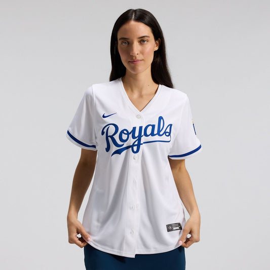Kansas City Royals Nike Women's Home Limited Jersey - White Team Jersey Sports Fan Apparel