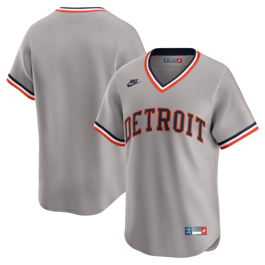 Detroit Tigers Nike Cooperstown Limited Jersey - Gray Team Jersey Sports Fan Apparel
