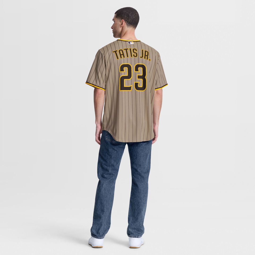 San Diego Padres Fernando Tatis Jr. Nike Alternate Replica Jersey - Sand Team Jersey Sports Fan Apparel