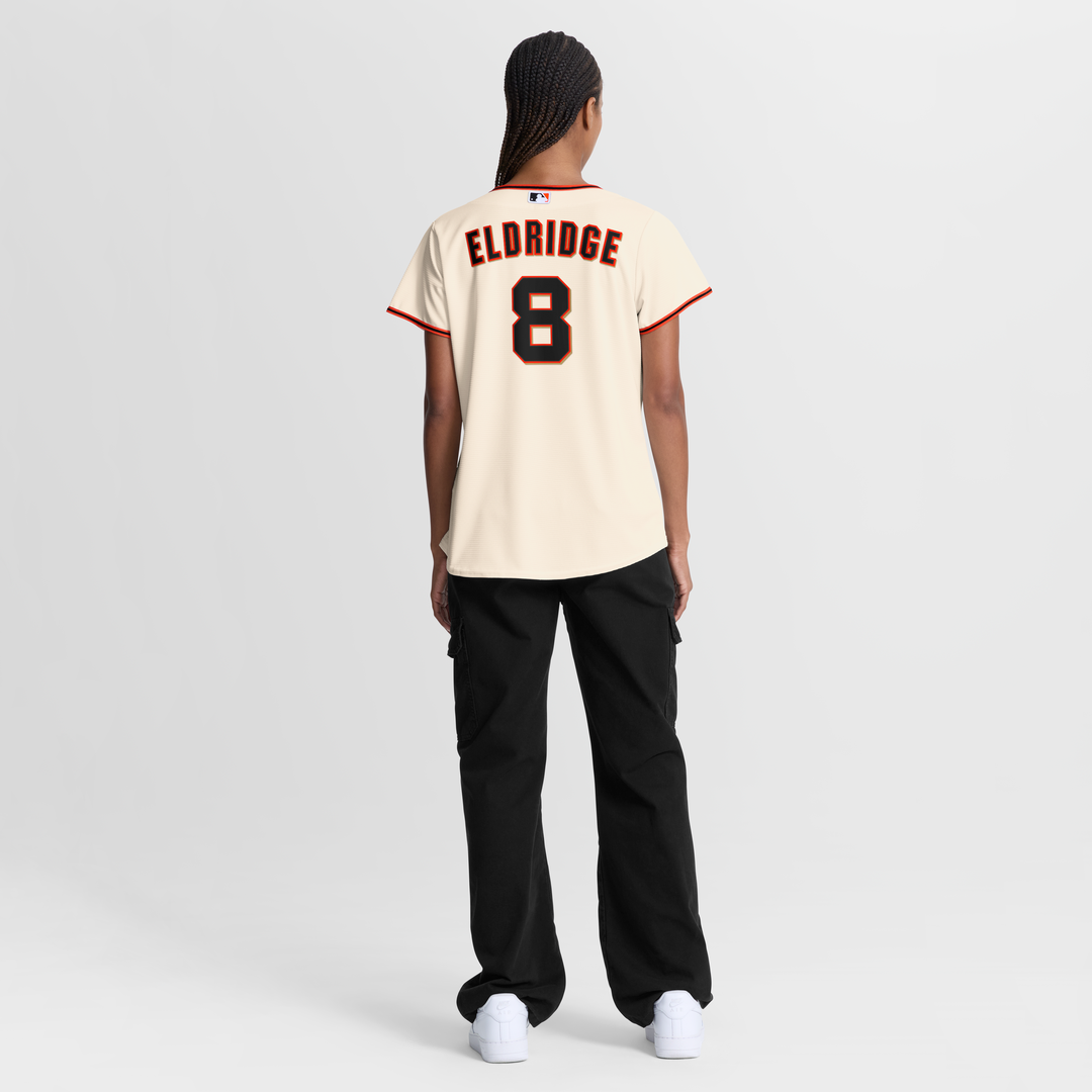 San Francisco Giants Bryce Eldridge Nike Women's Home Replica Jersey - Cream Team Jersey Sports Fan Apparel