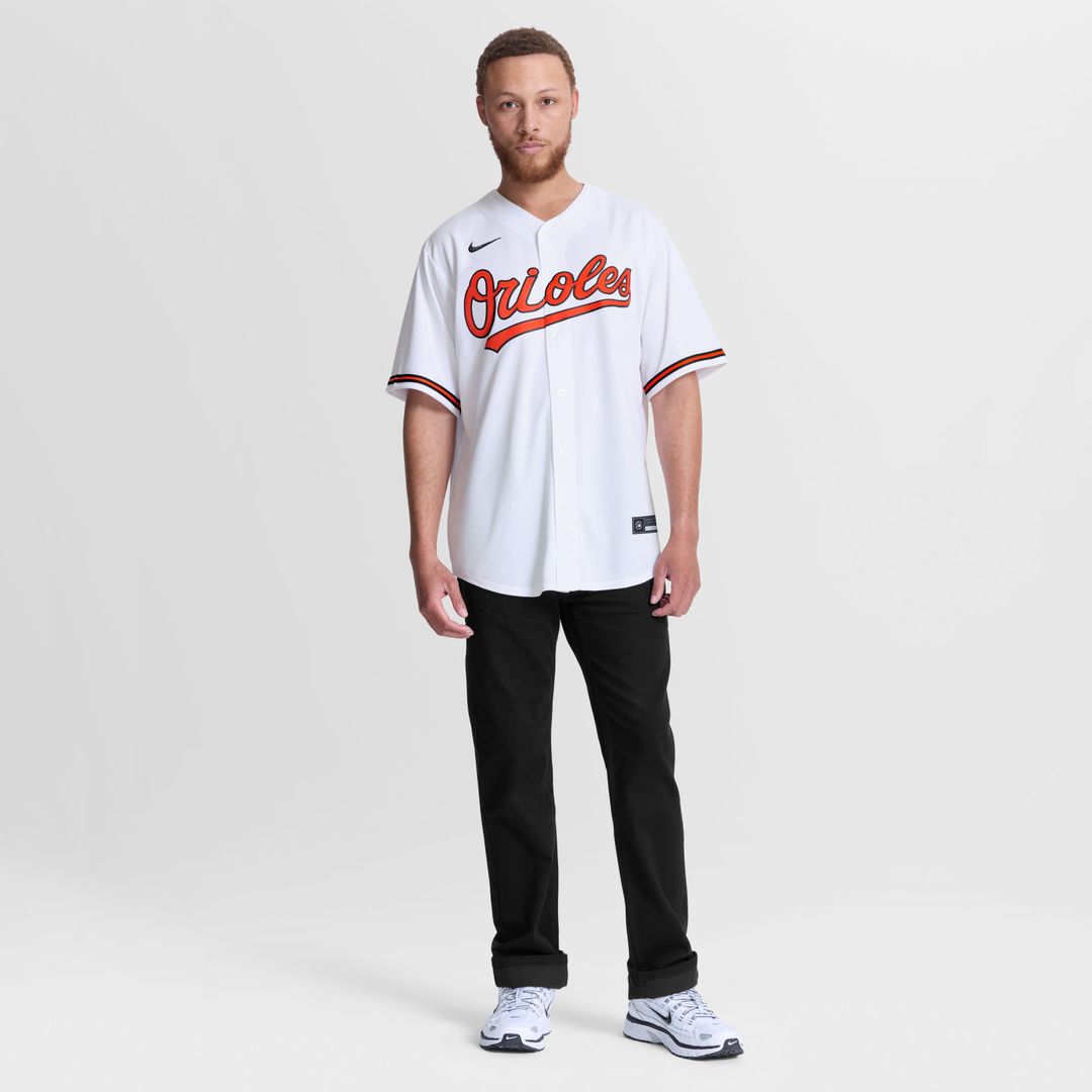 Baltimore Orioles Gunnar Henderson Nike Home Replica Jersey - White Team Jersey Sports Fan Apparel